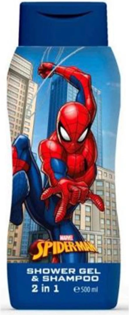 Xhel dushi & Shampon 2 në 1 Cartoon Spiderman unisex 500ml Xhel dushi & Shampon 2 në 1 Cartoon Spiderman unisex 500ml