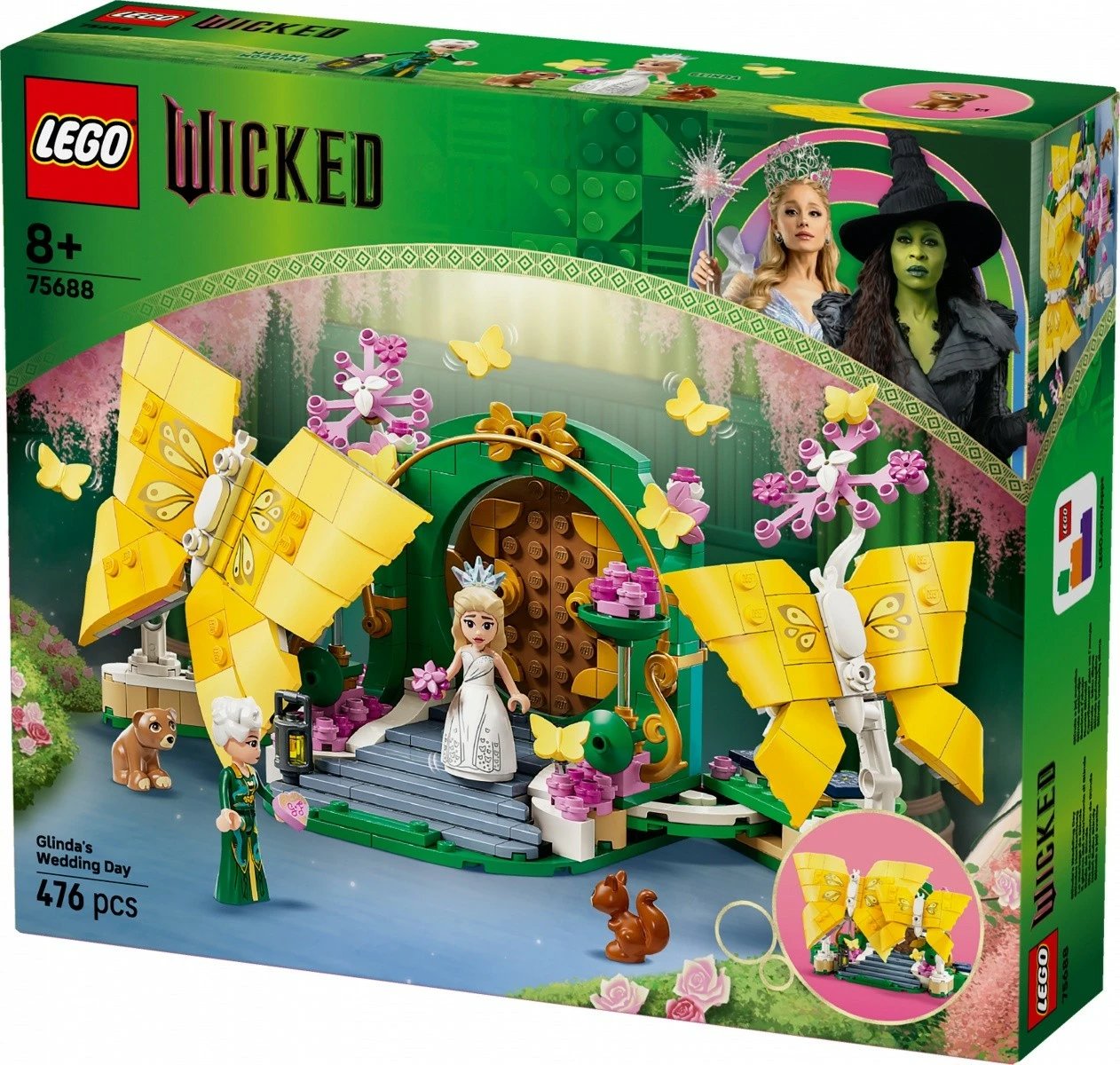 Set ndërtimi, LEGO Wicked, 75688 Glinda's Wedding Day, 476 pjesë, 8+