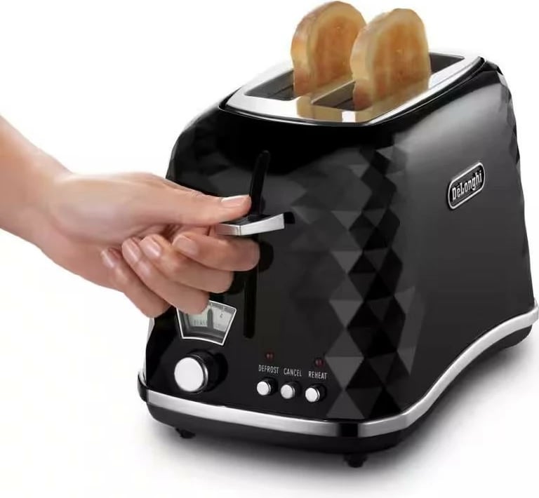 Toaster DeLonghi Brillante CTJ 2103.BK, 2 feta, i zi
