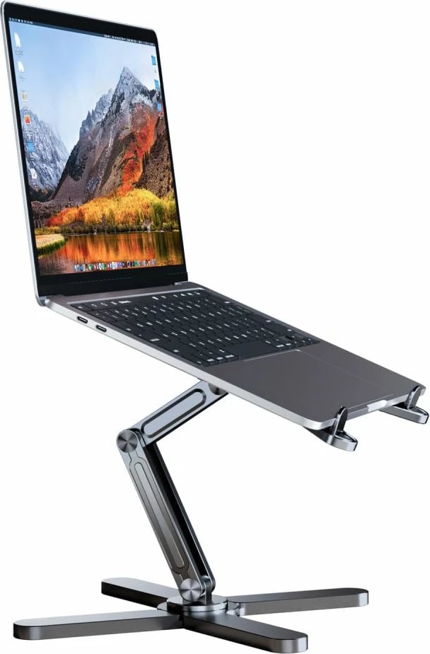 Mbajtës universal për laptop Tech-Protect ULS200, deri 16", alumini, Gri Mbajtës universal për laptop Tech-Protect ULS200, deri 16", alumini, Gri