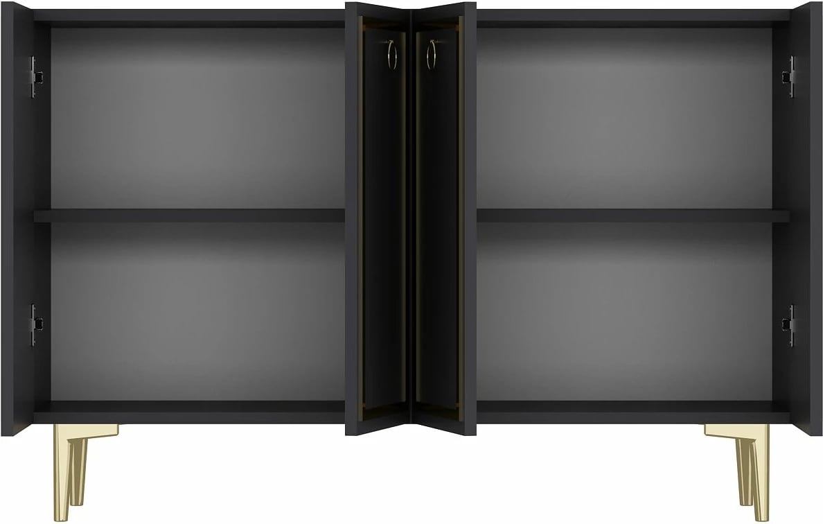 Konsolë Skye Decor, anthracite e ar, KM120