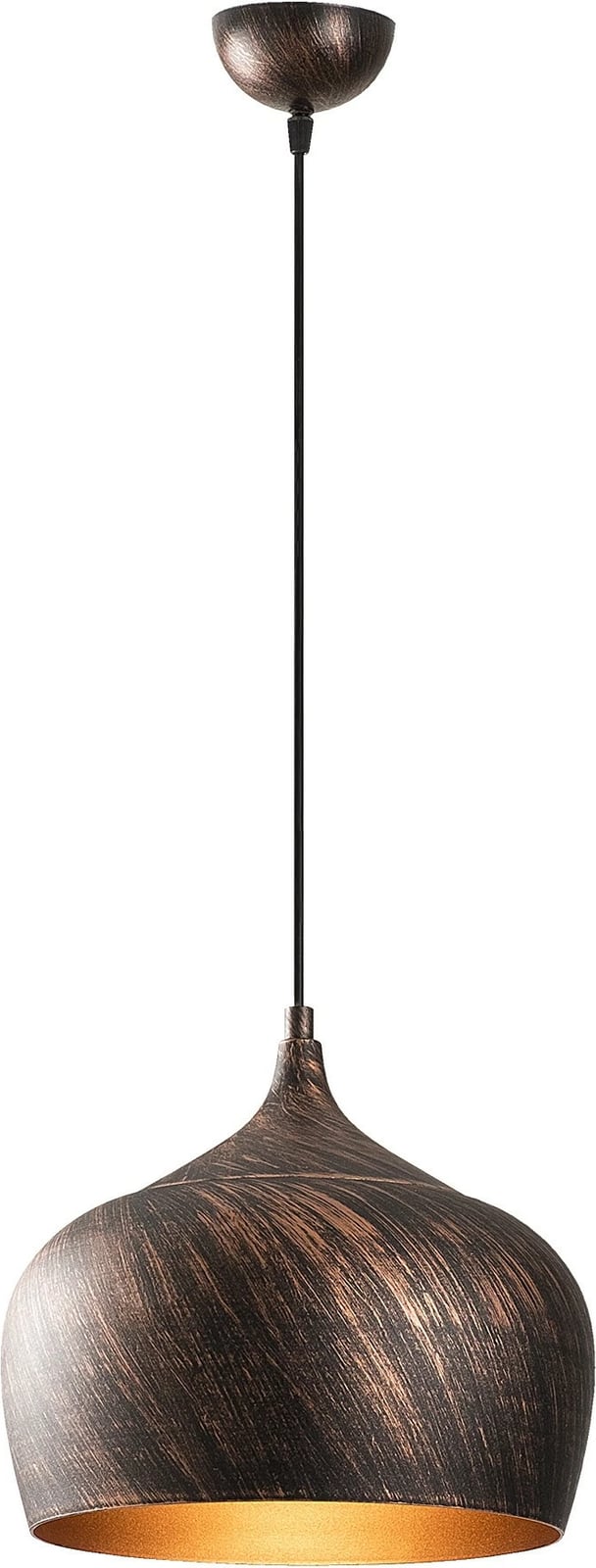 Llambë tavani moderne Opviq, Sağlam - 3761, bakër/ari, lartësi e rregullueshme