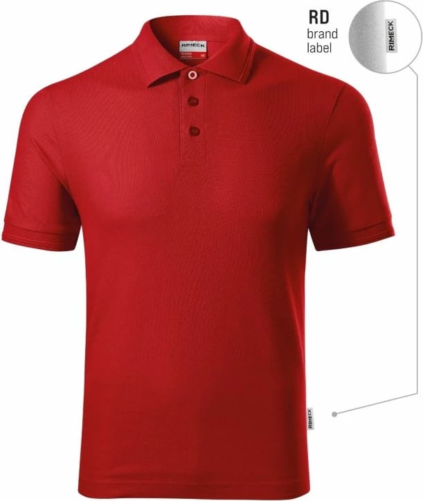 Maicë polo për meshkuj Rimeck, e kuqe