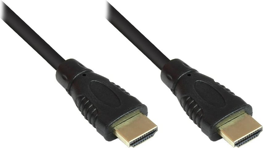 Kabllo HDMI GoodConnections Alcasa 2m, 2xHDMI, 4096 x 2160 pixels, 3D, e zezë