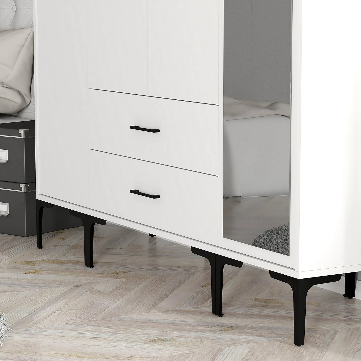 Dollap Skye Decor, Kumsal STR, i bardhë