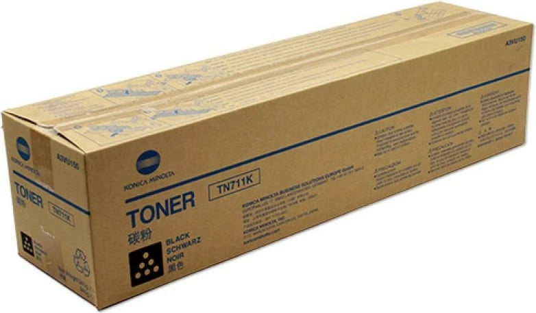 Toner, Konica Minolta, TN-711K A3VU150, rendiment deri 24000 faqe, i zi