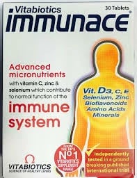 Immunace 30 tableta – Suplement për Mbështetje të Sistemit Imunitar dhe Vitalitet të Përgjithshëm