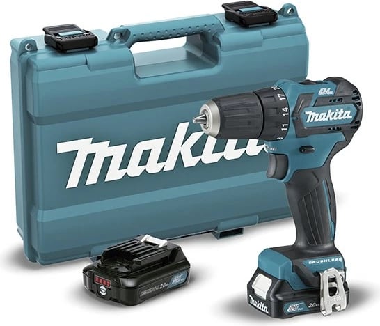 Makineri vidash Makita DF332DSAE, 10.8V, 2Ah, pa çelës, Blu