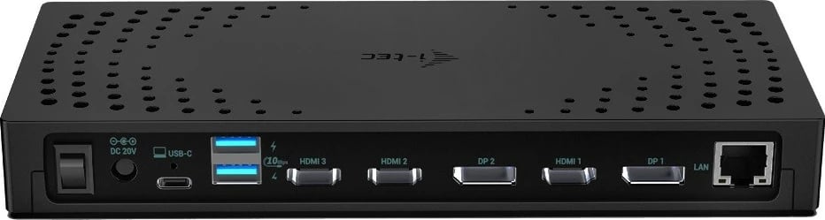 Stacion dokimi i-tec CATRIPLE4KDOCKPD2, 3x 4K, USB 3.0/USB-C/Thunderbolt, 100W, i zi Stacion dokimi i-tec CATRIPLE4KDOCKPD2, 3x 4K, USB 3.0/USB-C/Thunderbolt, 100W, i zi