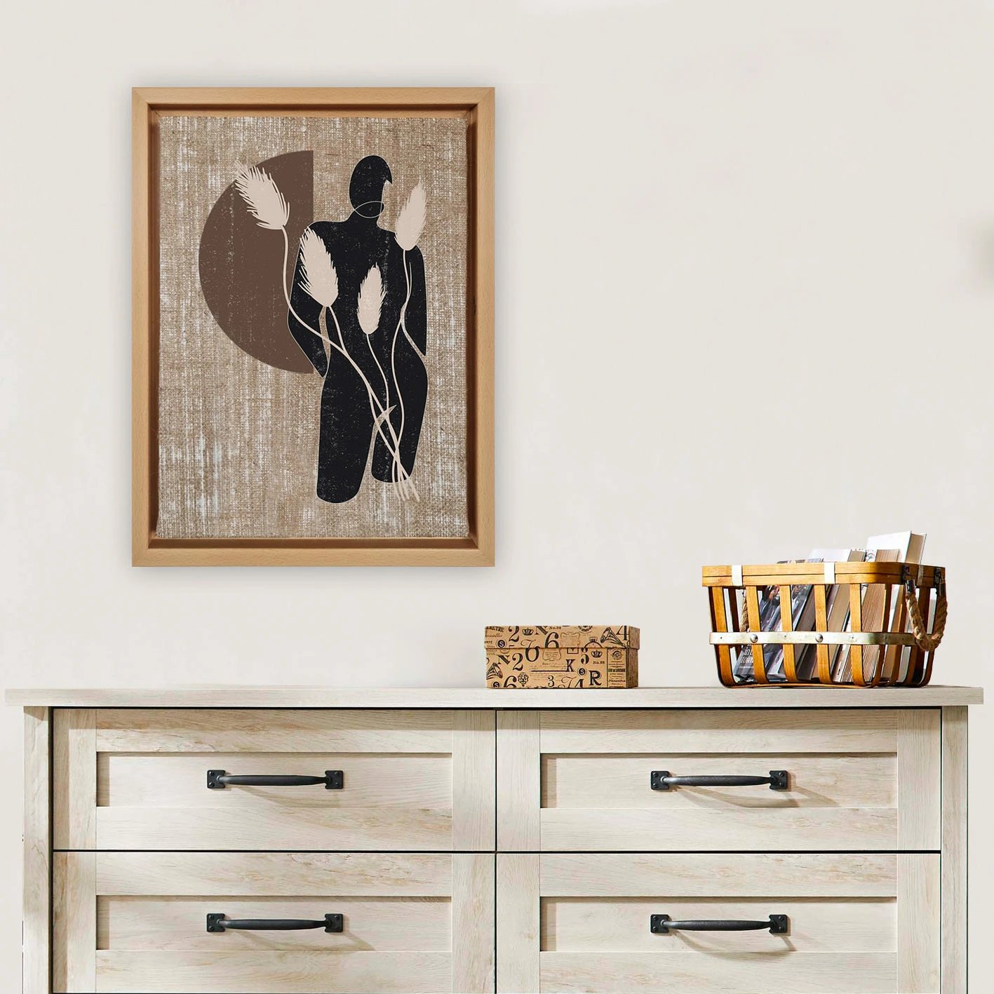 Pikturë dekorative në kanavacë, shumëngjyrëshe, Wallity, LNJ81885689802, 36x46cm