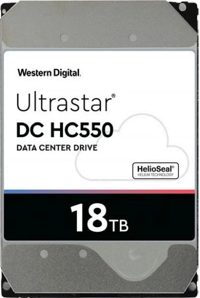 Hard disk Western Digital Ultrastar DC HC550, 18 TB, 7200 RPM, 512 MB, 3.5", Serial ATA III