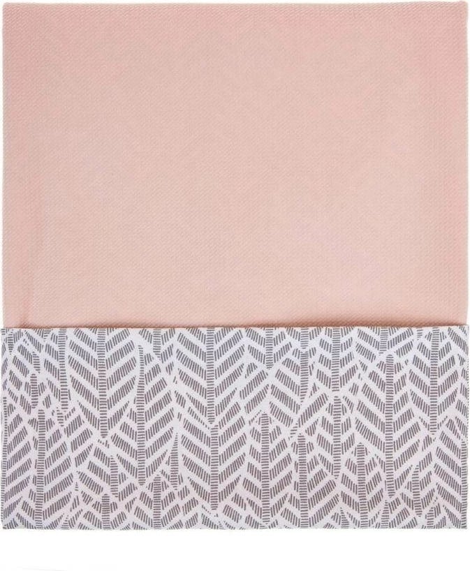 batanije dyanshme bebe WOMAR Velvet 75x100 cm gri-samon