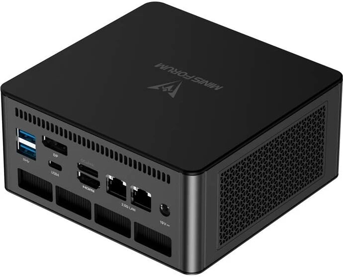 Kasë Minis Forum UM890 Pro, Ryzen 9 8945HS, 32GB RAM, 1TB SSD, e zezë