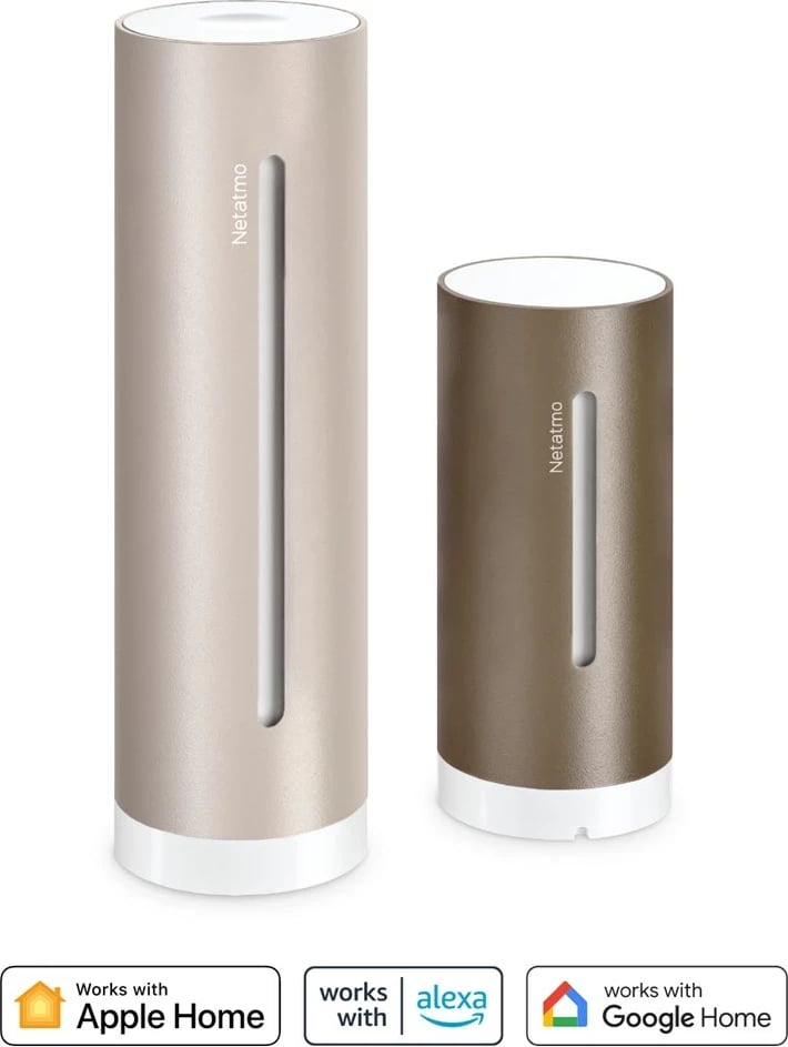 Stacion moti digjital Netatmo NWS-S, Wi-Fi, alumini, bronzi