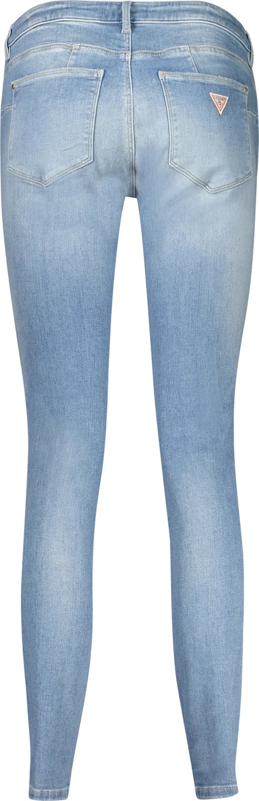 Pantallona xhins GUESS JEANS skinny mid femra kaltër e çelët
