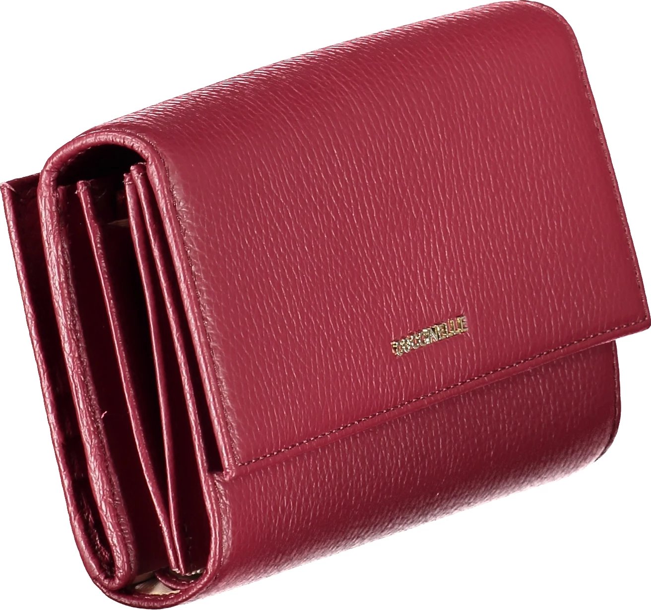 Portofol femra COCCINELLE Metallic Soft, kuq Portofol femra COCCINELLE Metallic Soft, kuq