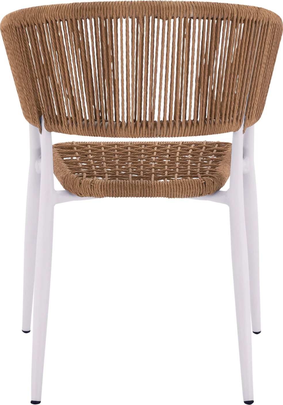 Karrige alumini EULO FH5783.12, ngjyrë e bardhë, ratan sintetik, 55,5x63,5x78H cm