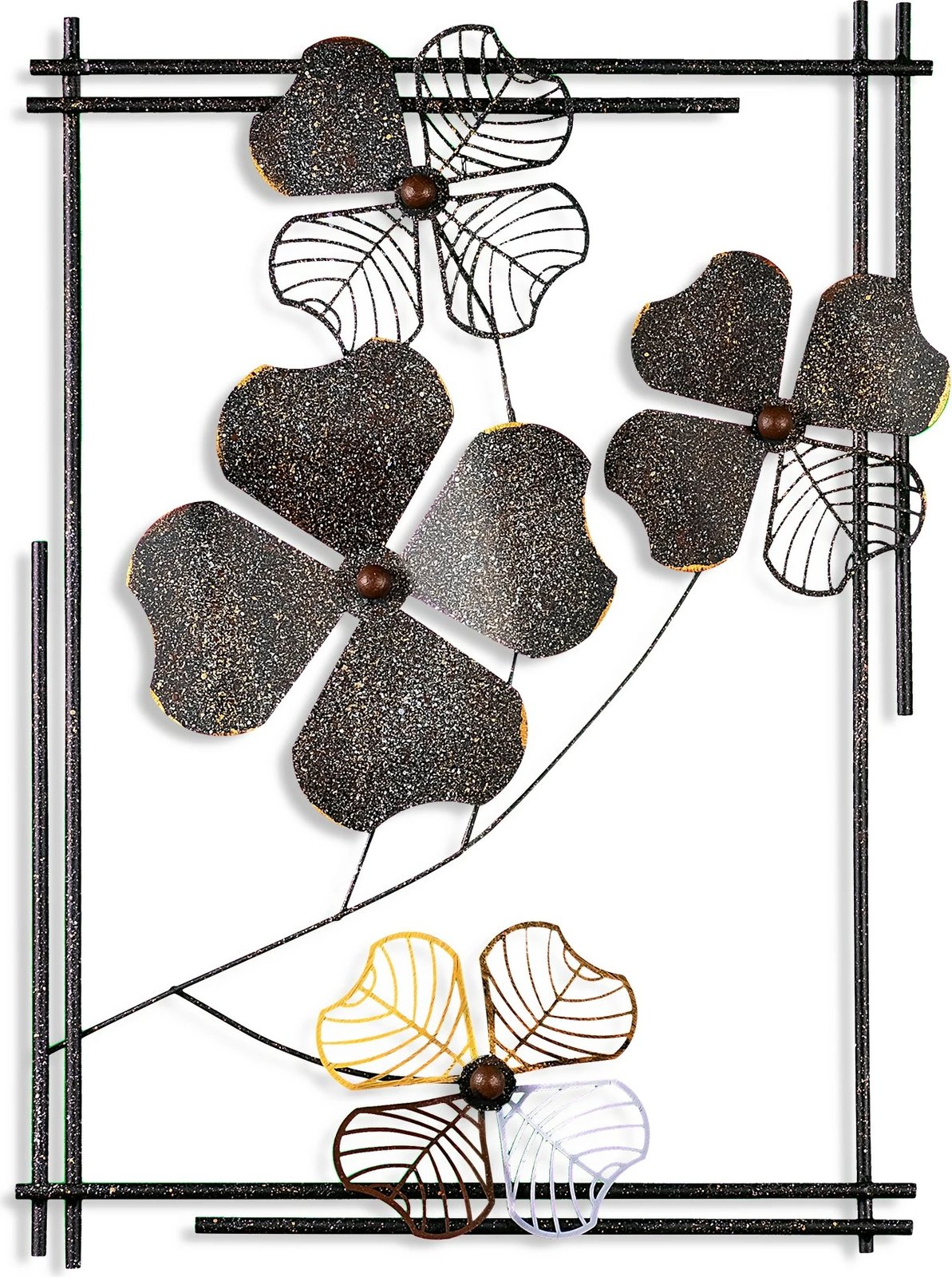 Aksesor dekorativ metalik për mur Wallity, Shannan 2