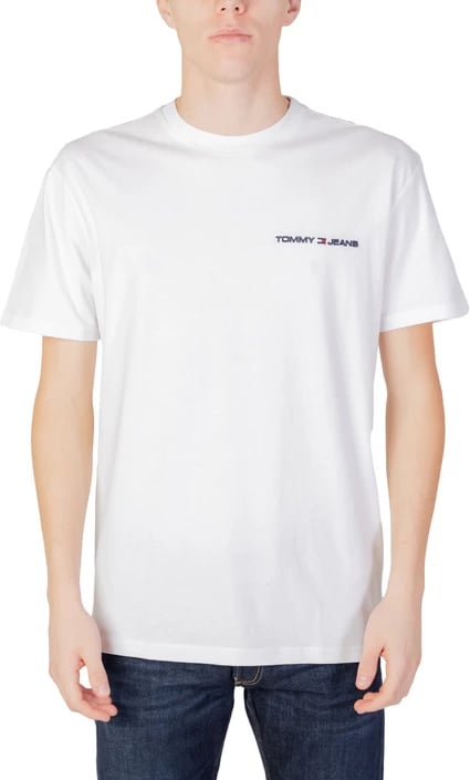 Maicë për meshkuj Tommy Hilfiger Jeans, e bardhë