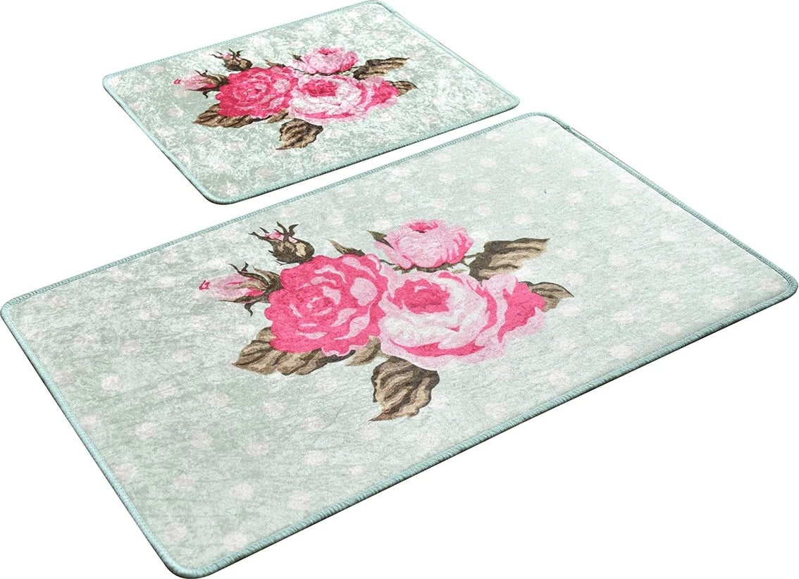 Set tapetash për banjo (2 copë), Mijölnir Monet, ngjyrë mint