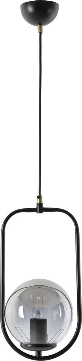 Llambë tavani Opviq, ahu, xham i fumuar, e zezë, sarkit Llambë tavani Opviq, ahu, xham i fumuar, e zezë, sarkit