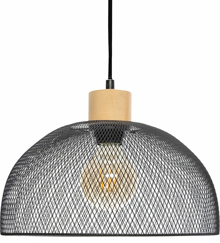 Dritë tavani Sam, e zezë, D30x22,5cm