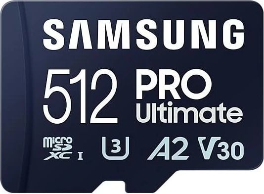 Kartë memorie microSDXC, Samsung Ultimate, UHS-I U3, 512GB 