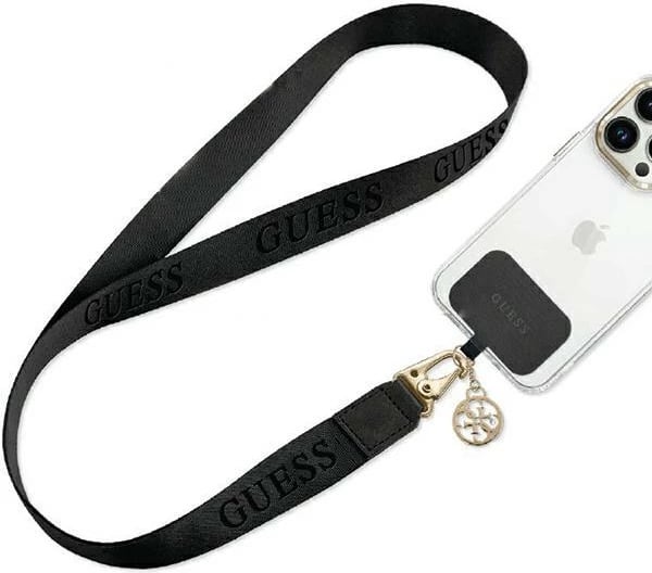 Rrip telefoni Guess CBDY Nylon Chain, universal, i zi Rrip telefoni Guess CBDY Nylon Chain, universal, i zi