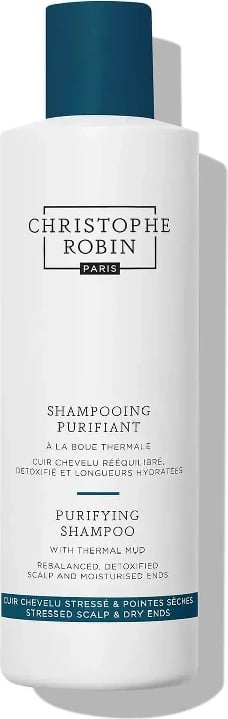 Shampon për femra Christophe Robin Purifying me baltë termale, 250ml