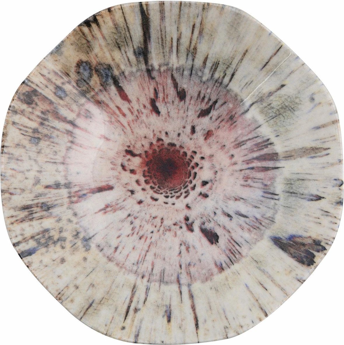 Set enësh për drekë, porcelan, shumëngjyrësh, 24 copë, Hermia, GBSNES24Y41001159