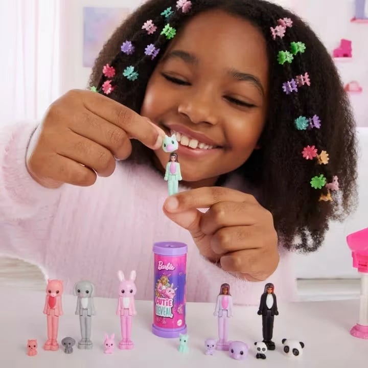 Lodër Barbie Mini Barbieland Cutie Reveal, Mattel HYM25, 4 cm, plastikë, për vajza, një copë