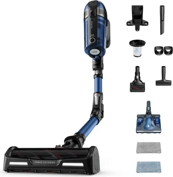 Fshesë pa kabllo Tefal TY98C0 X-Force 12.60, 900 ml, Blu Fshesë pa kabllo Tefal TY98C0 X-Force 12.60, 900 ml, Blu