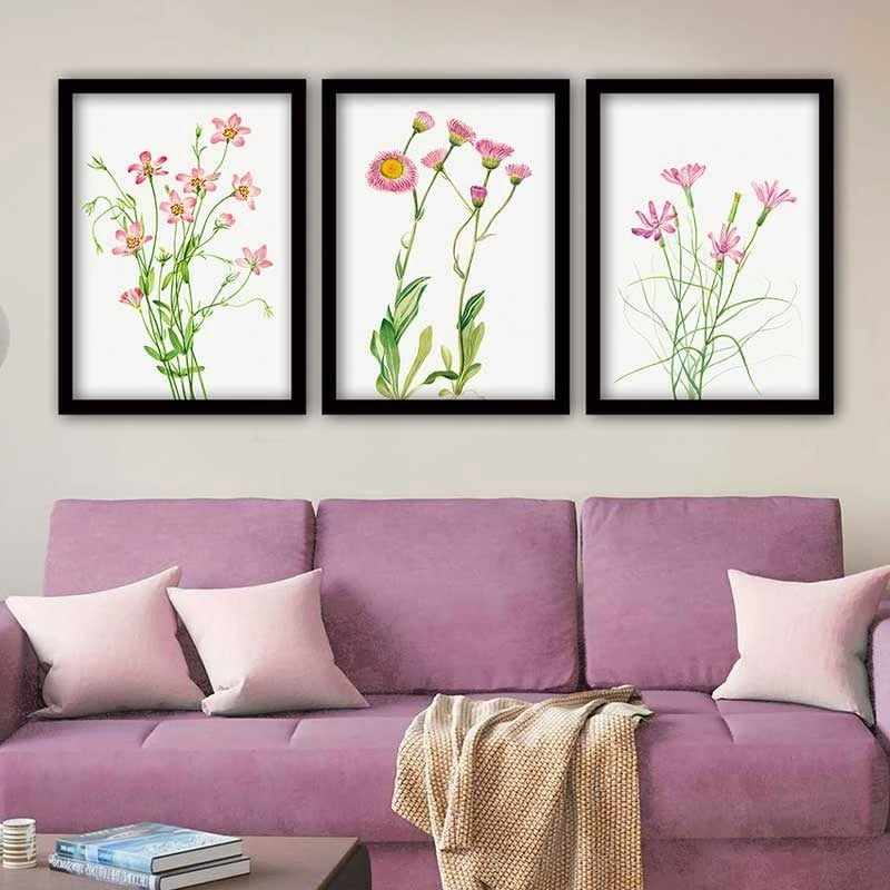 Pikturë dekorative me kornizë (3 copë), Wallity, 3SC_32613479_3545