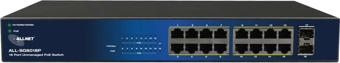 Switch ALLNET ALL-SG8018P 16+2P POE