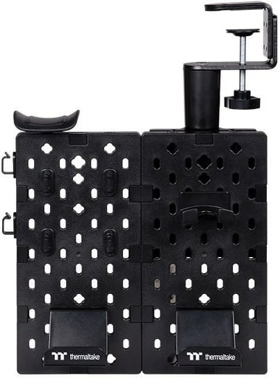 Pegboard gaming Thermaltake i vogël, çelik, i zi