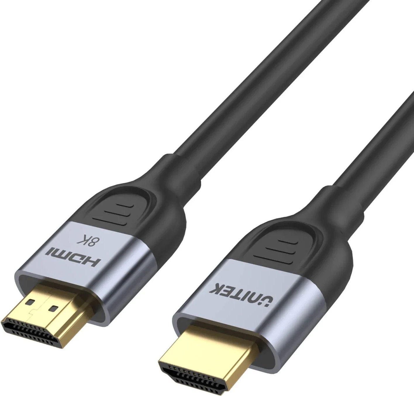 Kabëll HDMI Unitek 2.1 8K 60Hz, 5m, zi-argjendtë