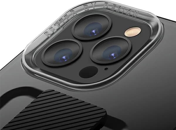 Mbështjellës UNIQ Heldro për iPhone 13/13 Pro, me rrip FlexGrip, Gri