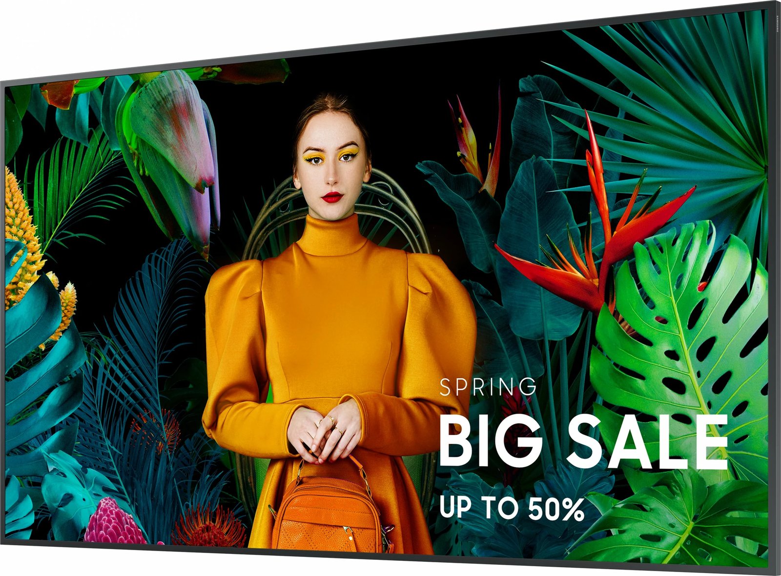 Panel digjital Samsung QM55C, 55", LCD, 4K Ultra HD, Wi-Fi