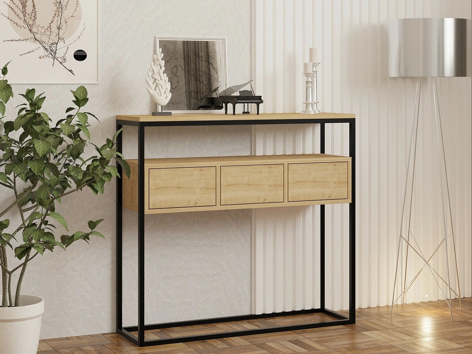 Konsol Hanah Home, Guarda, ngjyrë safir