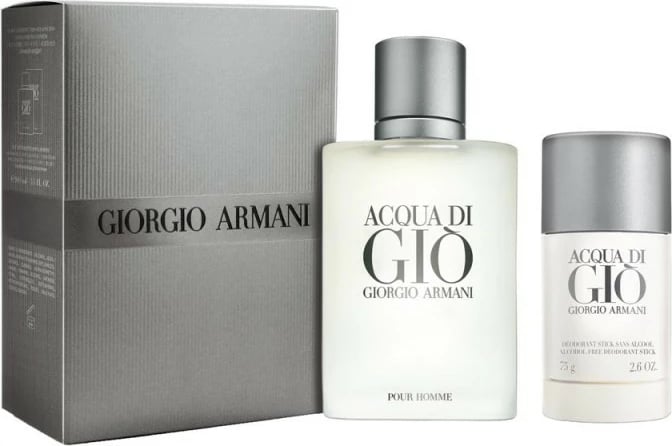Set Eau De Toilette & Deodorant Armani Acqua di Gio pour Homme, 175 ml