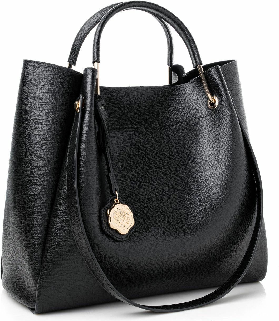 Çantë tote Vince Camuto, Sicilia, e zezë