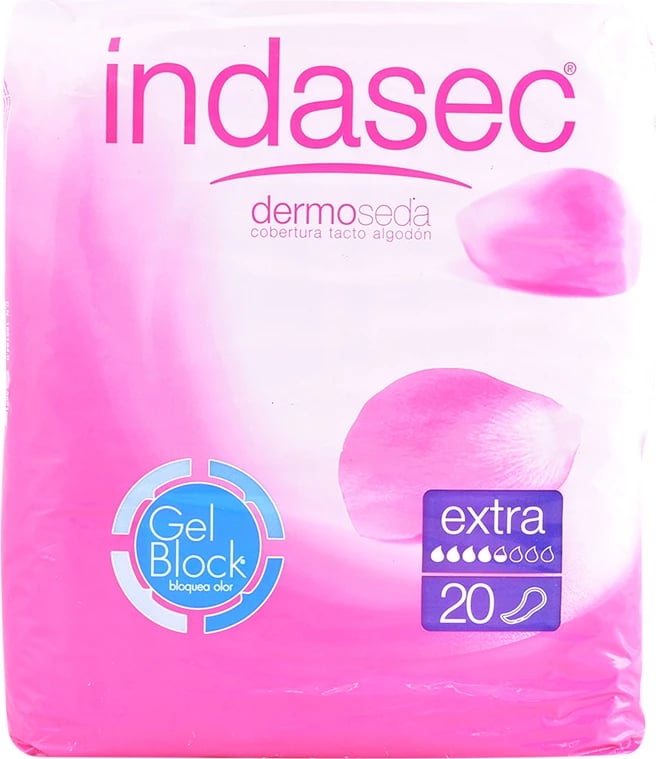 Kompresa për inkontinencë Indasec Dermoseda Extra unisex, 20 copë