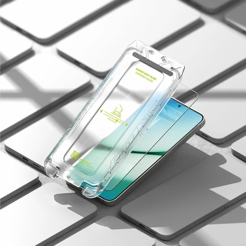 Xham i temperuar Ringke Easy Slide për Samsung Galaxy S25, 2 copë