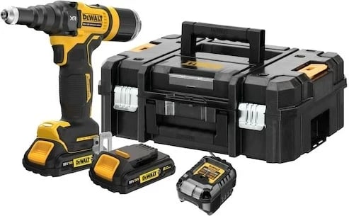 Riveter DeWALT DCF403D2GT-QW, 1.6 kg, Verdhë
