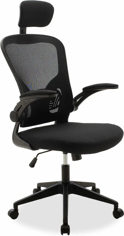 Karrige për zyre Ergoline, e zezë