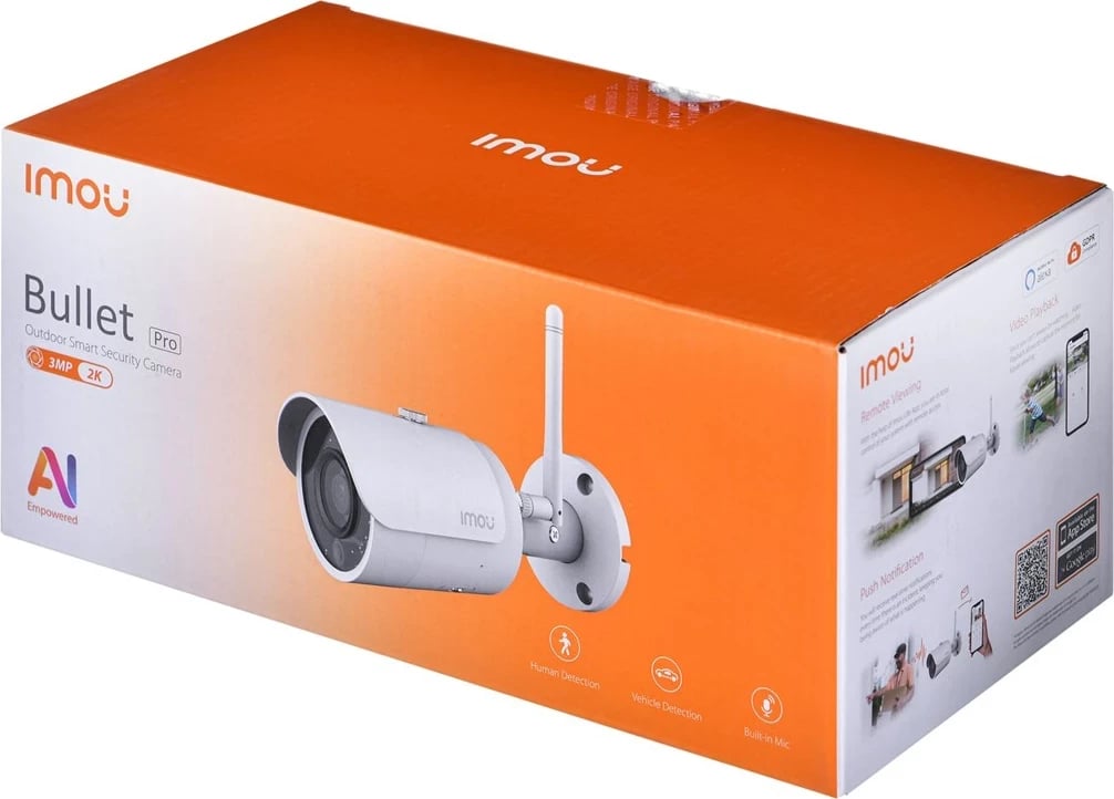 Kamerë sigurie Imou Bullet Pro IPC-F32MIP, IP67, e bardhë
