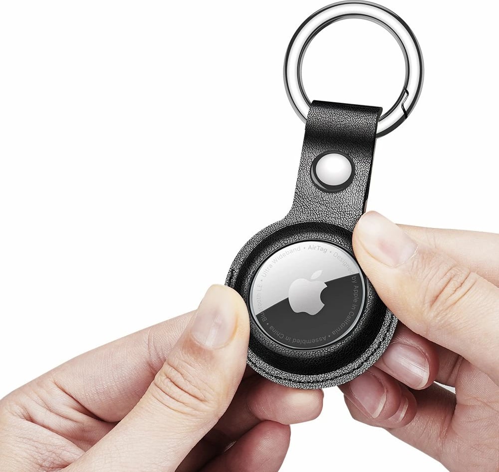 Mbështjellës silikon Dux Ducis për AirTag, set 4 copë, e zezë/e gjelbër/rozë/blu