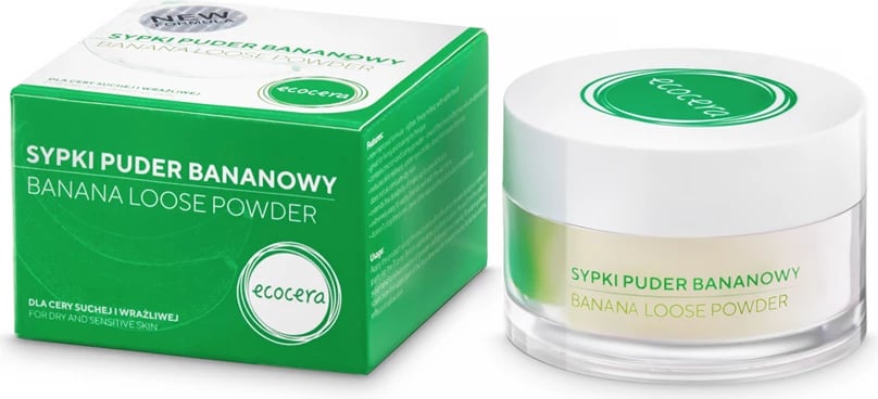 Pudër e lirshme për femra Ecocera Banana, 8g