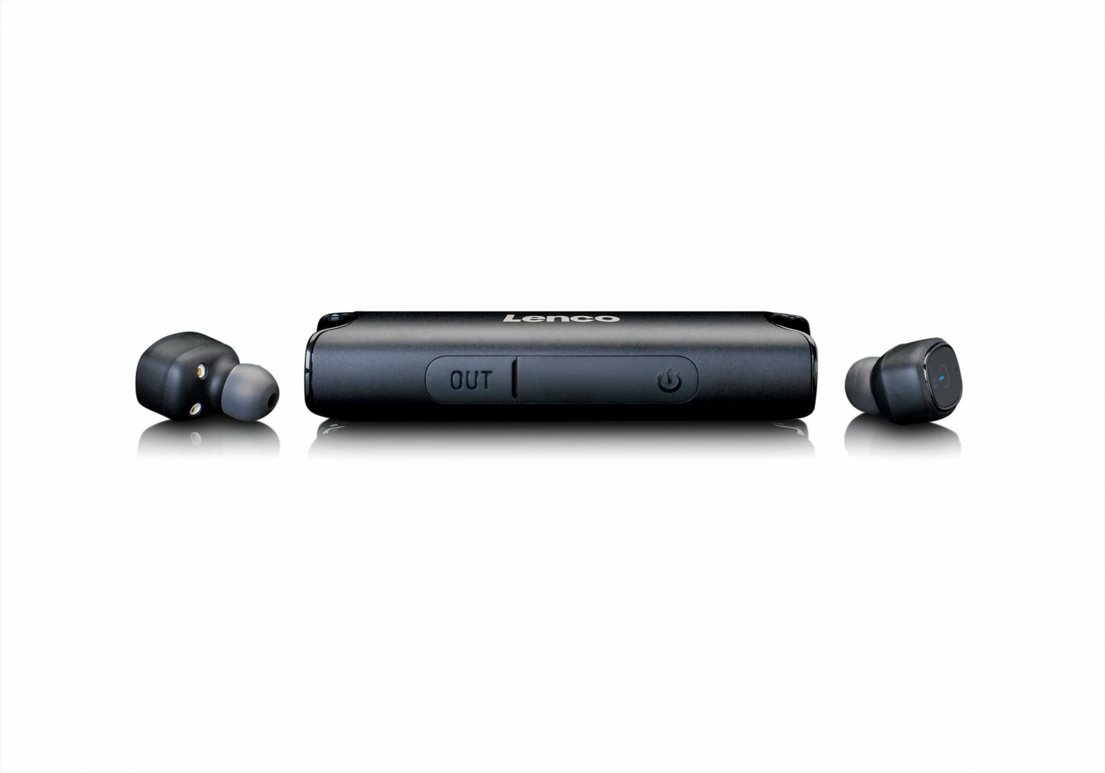 Kufje Lenco EPB-440, Bluetooth, in-ear, IP67, e zezë