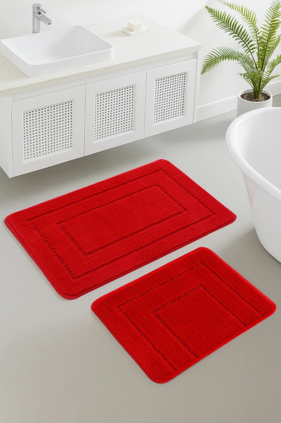 Set tapetash për banjo (2 copë), Mijolnir, Cerceve, e kuqe